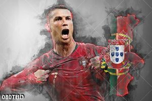 Tranh cầu thủ CR7 - Cristiano Ronaldo