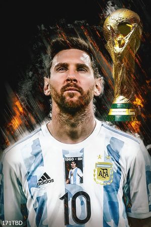 tranh bóng đá Messi đội tuyển Argentina