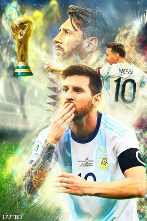 tranh bóng đá Messi đội tuyển Argentina décor tường