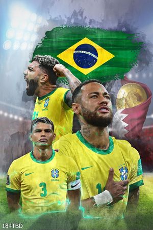 Tranh ba ngôi sao của đội tuyển Brazil 