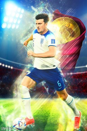 Tranh cầu thủ Harry Maguire