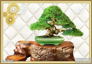 Tranh bonsai ấn tượng 3d