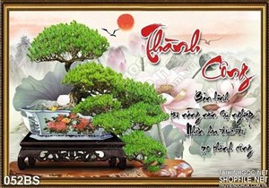 Tranh bonsai nghệ thuật thành công
