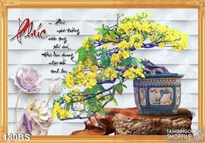 Chậu bonsai chữ phúc năm mới 2020