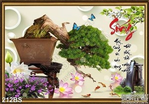 Chậu bonsai tạo kiểu ấn tượng 2020