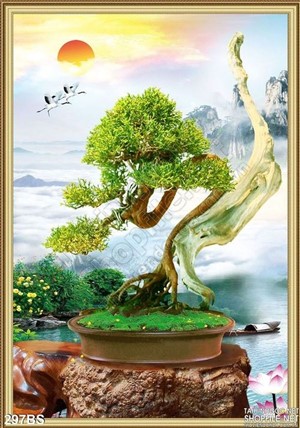 Tranh bonsai nhỏ nhật bản năm 2020