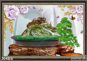 Tranh bonsai ấn tượng năm 2020 đẹp độc lạ