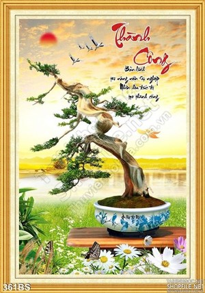 Chậu bonsai đẹp độc đáo in gạch mẫu năm 2020