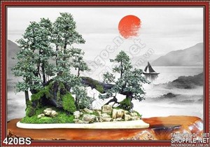 Chậu bonsai  3d in gạch độc đáo