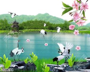 Tranh phong thủy chim Hạc