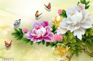 Tranh giả ngọc hoa mẫu đơn