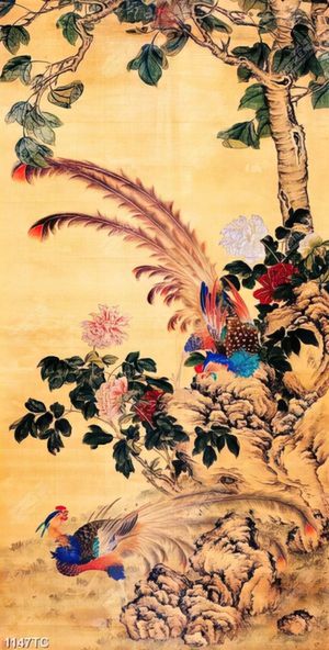 Tranh sơn dầu in kính đẹp