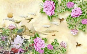 Tranh giả ngọc hoa mẫu đơn
