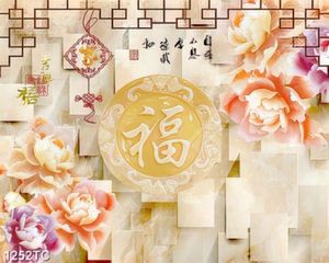 Tranh hoa mẫu đơn giả ngọc đẹp