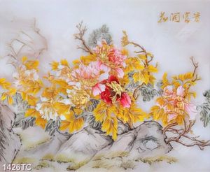 Tranh hoa mẫu đơn nghệ thuật đẹp
