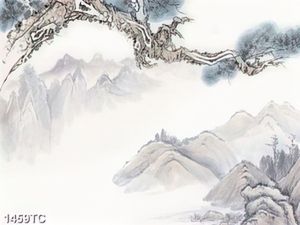Tranh sơn dầu non núi