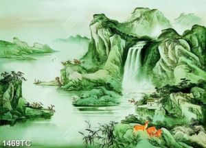 Tranh thủy mặc và hươu