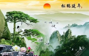 Tranh phong thủy núi