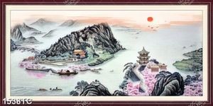 Tranh thủy mặc có khung