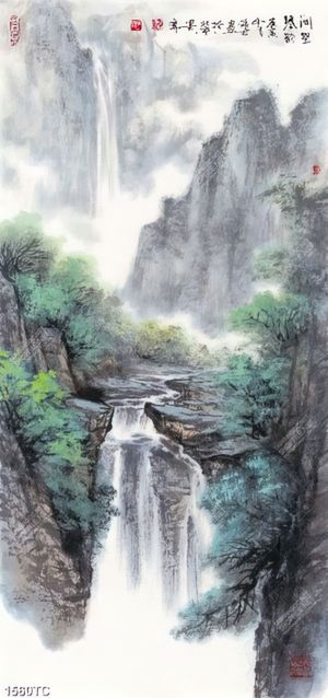 Tranh thủy mặc phong cảnh