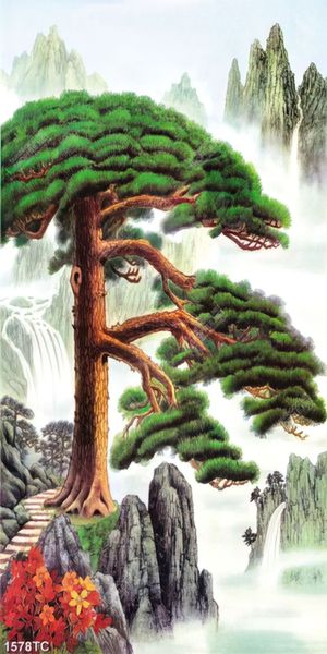 Tranh cây tùng