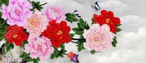 Tranh hoa mẫu đơn in tranh thuê treo tường mới
