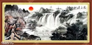 Tranh thác nước đẹp