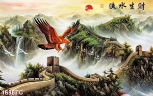 Tranh chim địa bàng và vạn lý trường thành