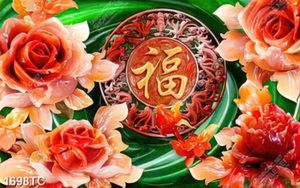 Tranh hoa hồng giả ngọc