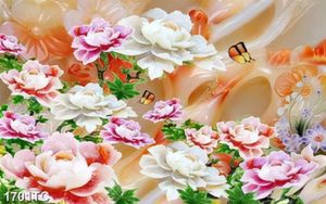 Tranh giả ngọc hoa mẫu đơn