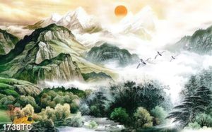 Tranh sơn dầu núi