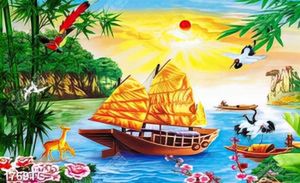 Tranh tài lộc thuận buồm xuôi gió
