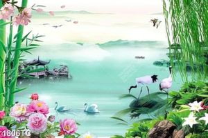 Tranh phong thủy chim Hạc