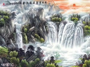 Tranh sơn dầu thác