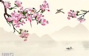 Tranh cành hoa đào