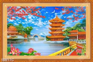 Tranh phong cảnh Chùa Trung Hoa
