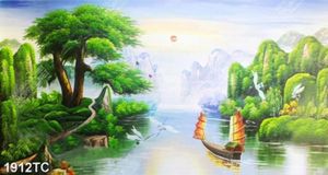 Tranh phong cảnh thuận buồm xuôi gió