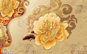 Tranh tài lộc hoa mẫu đơn