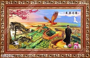 Tranh vạn lý trường thành và lãnh tụ