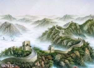 Tranh sơn dầu vạn lý trường thành chất lượng cao