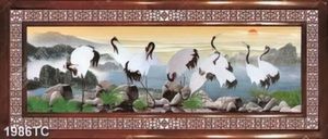 Tranh cửu Hạc phong thủy treo tường