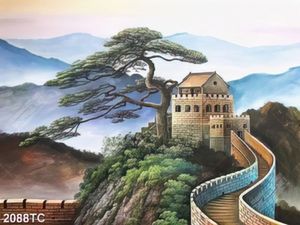 Tranh sơn dầu vạn lý trường thành