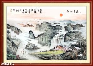 Tranh sơn dầu thư pháp