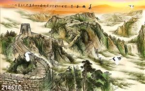Tranh thư pháp vạn lý trường thành