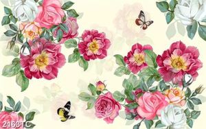 Tranh hoa hồng dán tường đẹp