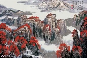 Tranh sơn dầu cảnh núi