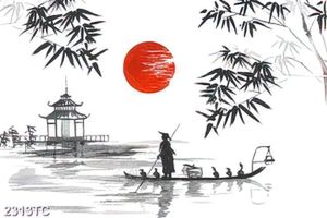Tranh người lá đò chất lượng cao