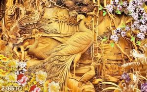 Tranh phù điêu đôi công