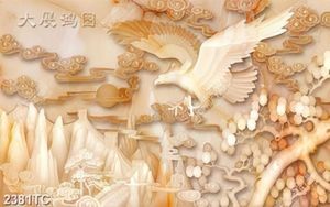 Tranh phù điêu chim đại bàng trên núi