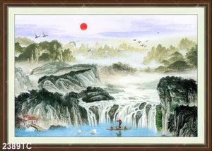 Tranh cảnh thác nước